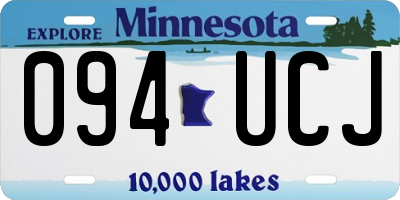 MN license plate 094UCJ