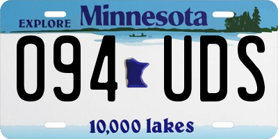 MN license plate 094UDS