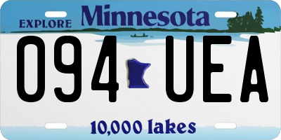 MN license plate 094UEA