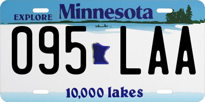 MN license plate 095LAA
