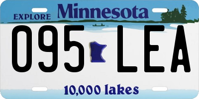 MN license plate 095LEA