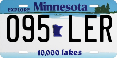 MN license plate 095LER