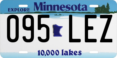 MN license plate 095LEZ