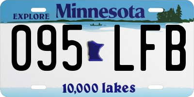 MN license plate 095LFB