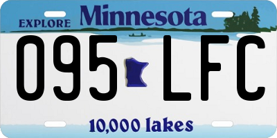 MN license plate 095LFC