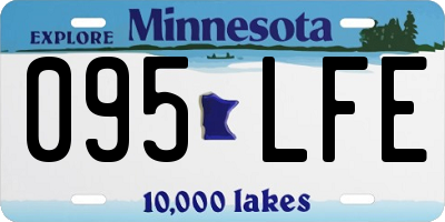 MN license plate 095LFE