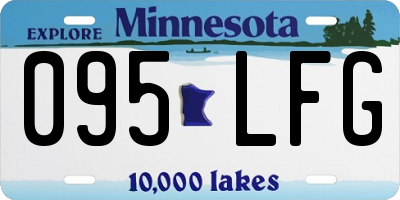MN license plate 095LFG