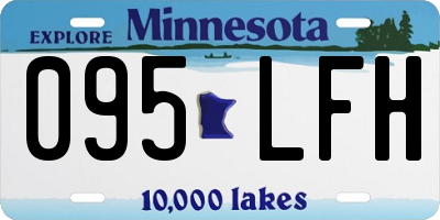 MN license plate 095LFH