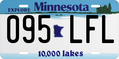 MN license plate 095LFL