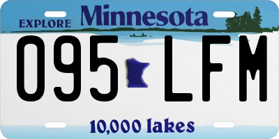 MN license plate 095LFM