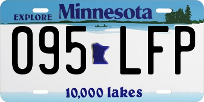 MN license plate 095LFP
