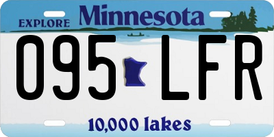 MN license plate 095LFR