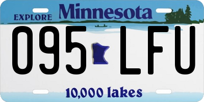 MN license plate 095LFU