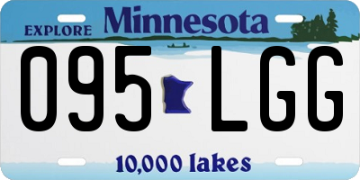 MN license plate 095LGG