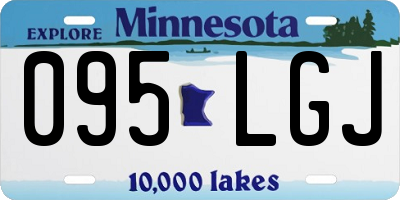 MN license plate 095LGJ