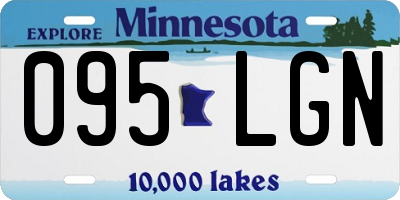 MN license plate 095LGN
