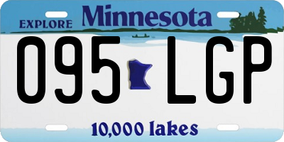 MN license plate 095LGP