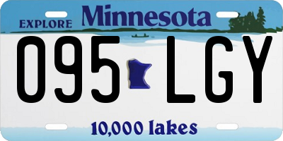 MN license plate 095LGY