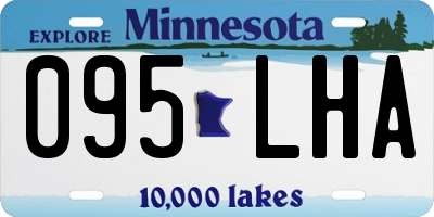 MN license plate 095LHA