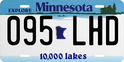 MN license plate 095LHD