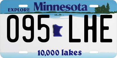 MN license plate 095LHE