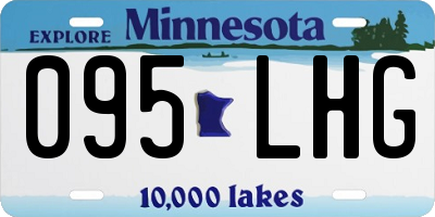 MN license plate 095LHG