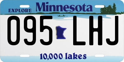MN license plate 095LHJ