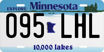 MN license plate 095LHL