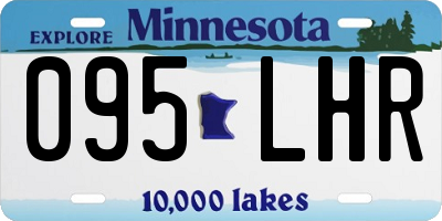 MN license plate 095LHR