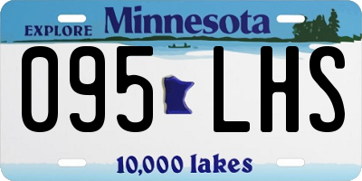 MN license plate 095LHS