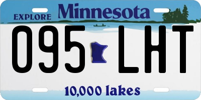 MN license plate 095LHT