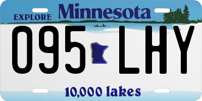 MN license plate 095LHY