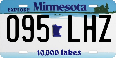 MN license plate 095LHZ
