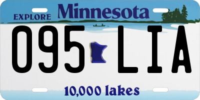 MN license plate 095LIA
