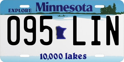 MN license plate 095LIN