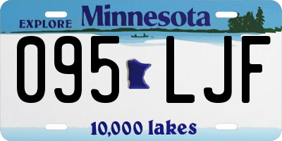 MN license plate 095LJF