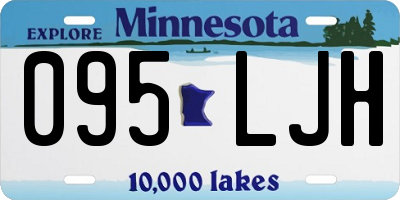 MN license plate 095LJH
