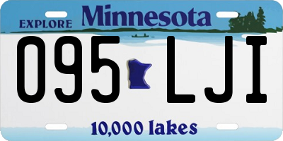 MN license plate 095LJI