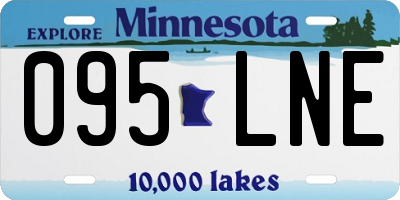 MN license plate 095LNE