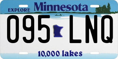 MN license plate 095LNQ