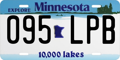 MN license plate 095LPB