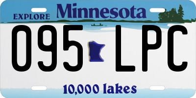 MN license plate 095LPC