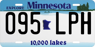 MN license plate 095LPH