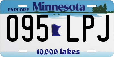 MN license plate 095LPJ