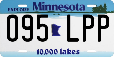 MN license plate 095LPP