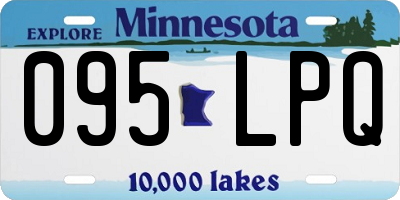 MN license plate 095LPQ