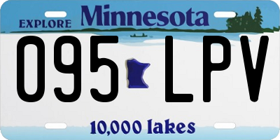 MN license plate 095LPV