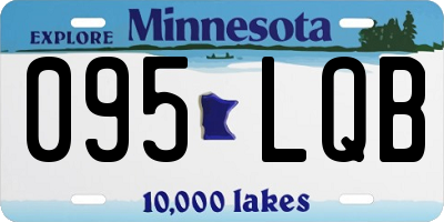 MN license plate 095LQB