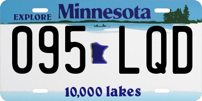 MN license plate 095LQD