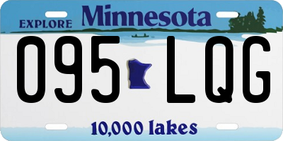 MN license plate 095LQG
